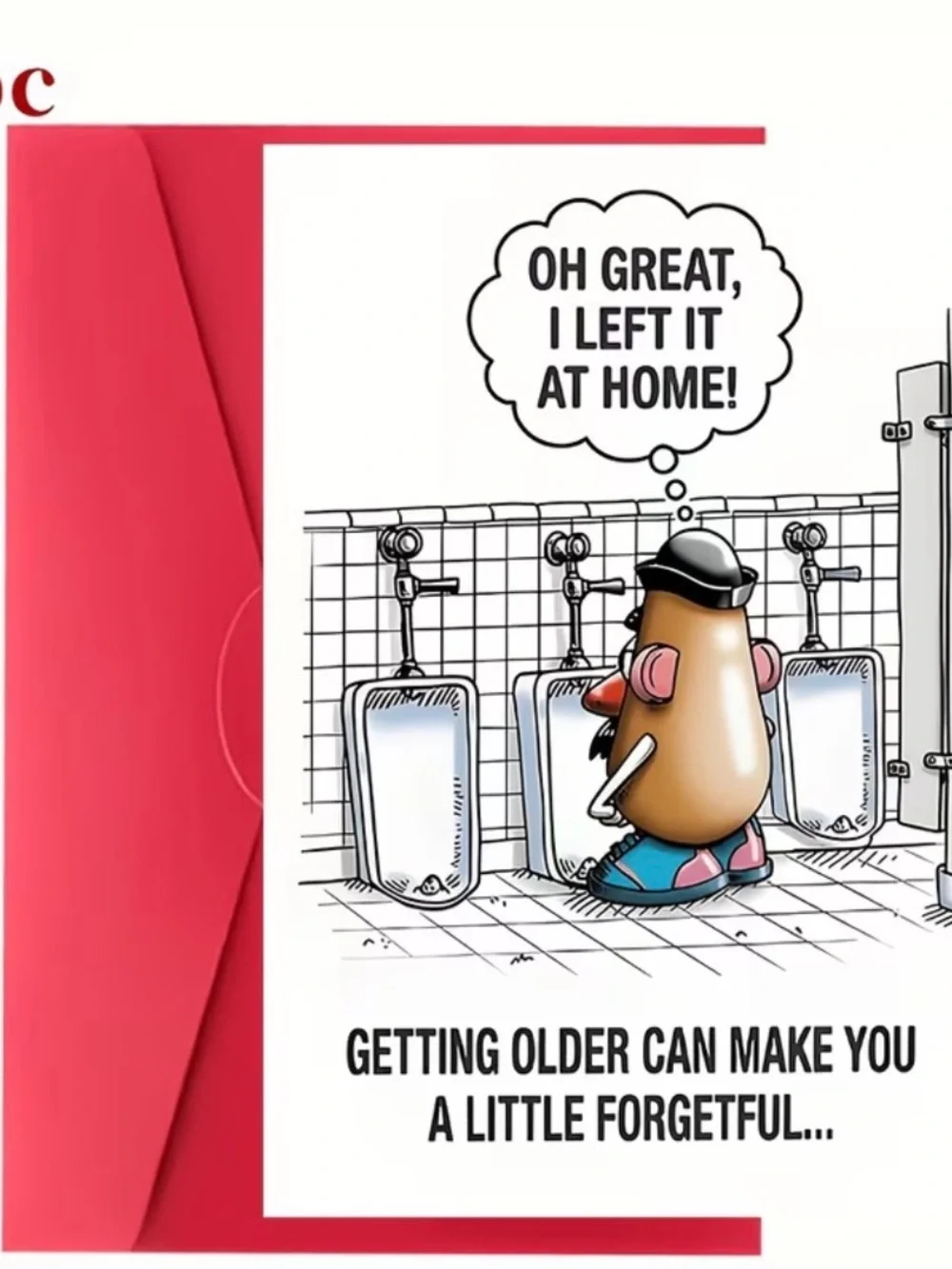 Funny Mr. Potato Head Birthday Card